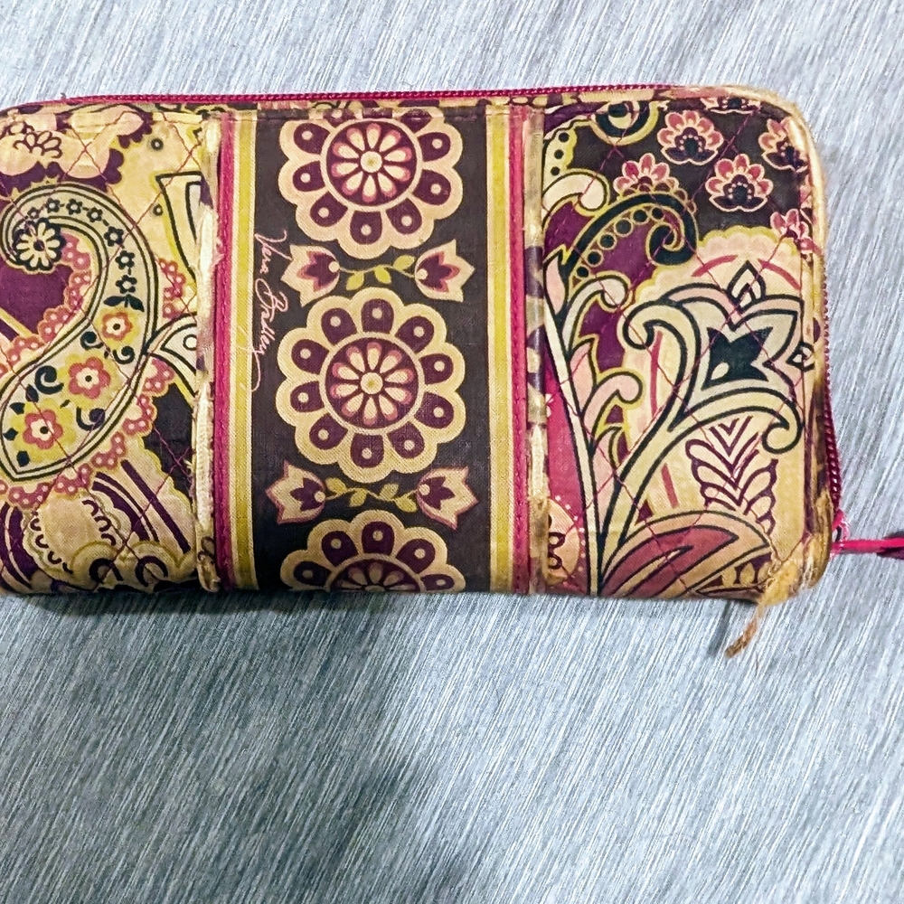 Vera Bradley Very Berry Paisley Wallet
